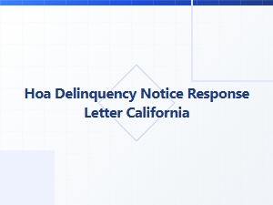 Hoa Default Consequences Explanation California