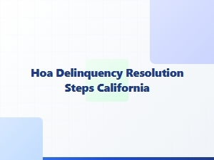 Hoa Delinquency Appeal Process in California