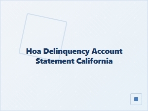 Hoa Delinquency Notice Template California