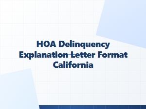 Hoa Payment Reminder Template California