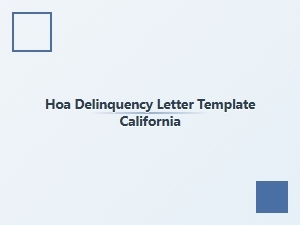 Hoa Violation Notice Template California